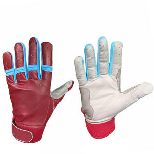 Guantes de Bateo de Béisbol Profesionales para Adultos y Jóvenes, con Logotipo Personalizado, de Cuero Dividido, Dedos Completos, Transpirables, Antideslizantes, para Zurdos - Product Image 6