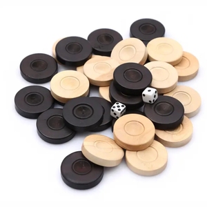 Pièces de jeu d'échecs en acrylique marbré OEM d'usine en gros, ensemble de pièces de remplacement de haute qualité pour jeu de société familial - Product Image 3