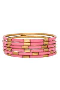 <b>Resin</b> Brass Bangles Imitation Pearl Channel Setting Women Wholesale Handmade Supplier Fashion Bulk Custom Plating Ethnic Style - Product Image 5