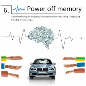 Vintage per auto Bluetooth lettore MP3 con USB & AUX Stereo classico ricevitore Audio FM Radio MP3 riproduzione - Product Image 5