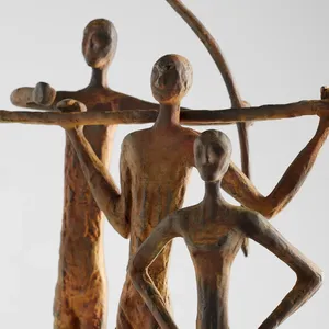 Escultura de Hierro Moderna y Lujosa, Centro de Mesa Decorativo para Hoteles de Lujo, Villas de Diseño, Oficinas Corporativas y Residencias Premium - Product Image 5
