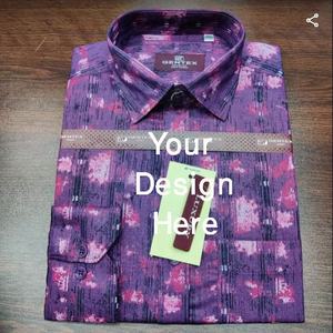 Camisa informal formal de manga larga para hombre, camisa multicolor de talla grande con logotipo personalizado, suministro directo de fábrica, precio barato de Bangladesh - Product Image 1