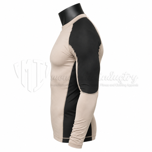 Camiseta de Compresión de Manga Larga para Hombre, Dos Tonos, Ropa Deportiva, para Gimnasio, Entrenamiento, Fitness, Capa Base - Product Image 5