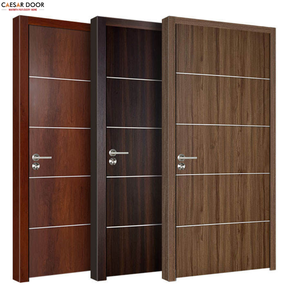 Puerta de Madera Compuesta WPC, Ensamblada, Impermeable, Ecológica, Acabada, para Dormitorio/Villa, Interior Comercial, Hospital, Hotel - Product Image 4