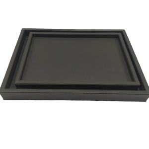 Bandeja Rectangular de Cuero y Terciopelo en Varios Colores, Ideal para Uso en el Hogar, Restaurantes y Hoteles - Product Image 1