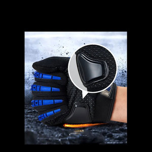 New Style Outdoor Full Finger Motorbike Racing Leather <b>Gloves</b> Genuine Cowhide Leather Motorbike <b>Gloves</b> - Product Image 2