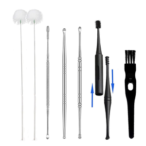 Kit de Limpieza de Oídos de Acero Inoxidable SAAR GLOBAL SURGICAL, Cepillo, Hisopos de Algodón, Herramientas Multifuncionales de Precisión, Cuidado Portátil - Product Image 4