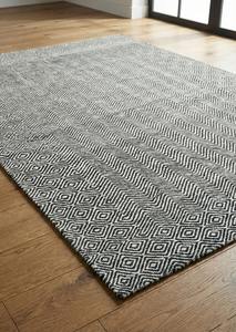 Tapis moderne fait main à poils coupés extra épais, de luxe, en mélange de laine/coton de haute qualité, pour décoration intérieure, tissé avec envers antidérapant - Product Image 4