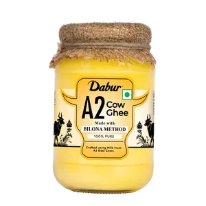 Ghee de Leche de Vaca Dabur A2, Rico en Vitamina A y Antioxidantes, Método Bilona, Ayuda a Equilibrar las Doshas Vata y Pitta, Leche de Vacas Desi, 100% Grasa Láctea - Product Image 1