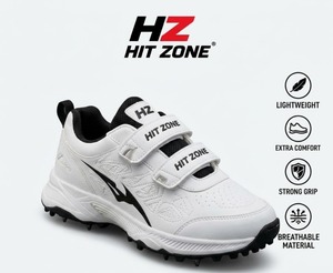 รองเท้าคริกเก็ต HIT ZONE รุ่นยางปุ่ม สำหรับนักกีฬา ประสิทธิภาพสูง น้ำหนักเบา พื้นรองเท้ากันลื่น - Product Image 3