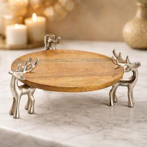 Farmhouse wooden tray <b>Rustic</b> luxury serving tray Coffee table décor tray Centerpiece serving tray Modern <b>rustic</b> home décor - Product Image 3