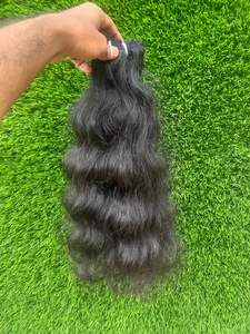 Extensiones de Cabello Virgen Indio 100% Natural de Primera Calidad, 20'', Rizado, de un Solo Donante, con Doble Trama Cosida a Máquina, Venta al Por Mayor - Product Image 5