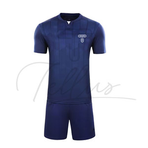 2026 High Quality Soccer Uniform Polyester Made Round Neck Soccer Jersey With Shorts Football Uniform With Customized Team <b>Name</b> - Product Image 5