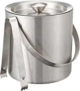 Seau à vin et champagne isotherme avec poignée et couvercle, idéal pour hôtels, bars et pubs – Seau à glace en métal pour refroidir les bouteilles – Nouveauté très demandée - Product Image 1