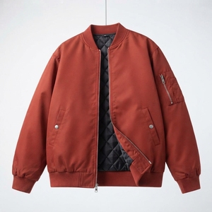 <b>Men</b> Luxury Style Bomber <b>Jacket</b> Premium Winter Outerwear Soft Warm Comfortable Fashion <b>Jacket</b> for Casual Streetwear - Product Image 1