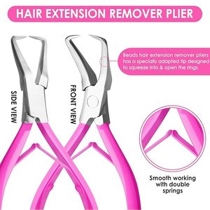Kit de Herramientas Profesionales de Alta Calidad para Extensiones de Cabello al por Mayor: Alicates de Micro Anillos, Aguja de Gancho, Tijeras de Acero Inoxidable de Grado Quirúrgico - Product Image 6
