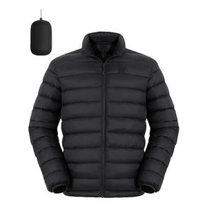 Chaqueta Acolchada Ligera y Plegable para Hombre, Abrigo Aislante de Invierno, Chaqueta Impermeable y Cálida, Chaqueta Acolchada Informal para Viajes y Actividades al Aire Libre - Product Image 1