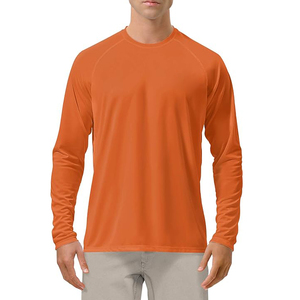 Fabrication de t-shirts pour hommes à manches longues, coupe slim, haute qualité, respirants, séchage rapide, design uni, t-shirts de haute qualité pour hommes - Product Image 5