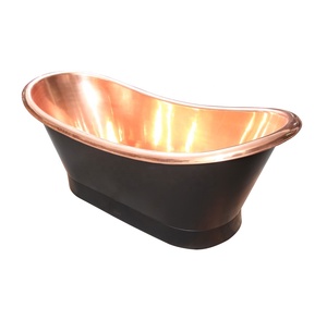 Natural Copper Color Handicrafts High Quality Handmade Copper Clawfoot Bathtub for Sale by Manufacturer Bulk Wholesaler - Product Image 1
