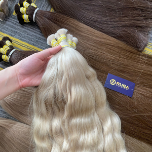 Cabello Humano al por Mayor, Cabello Virgen Vietnamita 100%, Extensiones de Cabello de Primera Calidad, 100g, Empaquetado en Caja y Bolsa - Product Image 1