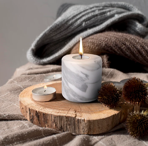 <b>Marble</b> Stone <b>Candle</b> Pillar Stand Heat Resistant Tabletop Home Decoration High Quality <b>Marble</b> <b>Candle</b> Holder Pillar - Product Image 5