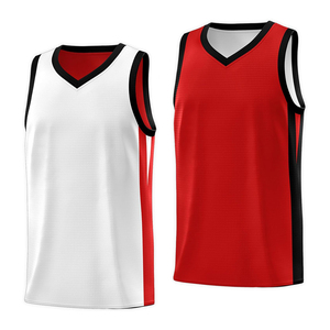 Maillot de basket-ball réversible personnalisé par sublimation, respirant, en polyester, uniforme d'équipe, fabricant, vente en gros - Product Image 1