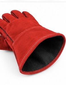 Gants de soudage de qualité supérieure en cuir de vachette et doublure polaire, protection contre les éclaboussures de métal fondu, personnalisables, fabriqués au Pakistan - Product Image 1