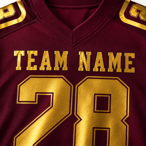 Nouveaux maillots de football américain 2025 2026, uniformes de football cousus, vente en gros, logo personnalisé, nom, numéro, maillot de sport III - Product Image 4