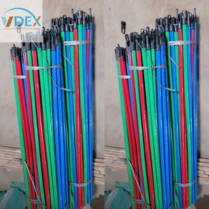 Brosse à balai en bois avec revêtement en PVC coloré, prix compétitif pour les grandes quantités - Product Image 3
