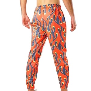 กางเกงลำลองเอวสูงทรงทันสมัยสำหรับผู้ชาย พิมพ์ลายแบบ Sublimation รับผลิตแบรนด์ส่วนตัว ขายส่ง กางเกงจ็อกเกอร์และกางเกงขายาว - Product Image 3