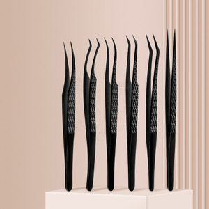 Pinzas para Pestañas de Acero Inoxidable de Alta Calidad, Duraderas y Compactas, Accesorio de Belleza para el Cuidado de las Pestañas, Herramienta de Uso Diario en Salón - Product Image 1