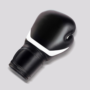 Gants de boxe professionnels en cuir de vachette de haute qualité, vente en gros, tailles 8oz/12oz, logo personnalisable, couleurs unies, ajustables - Product Image 3