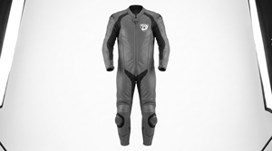 DUMELA INTERNATIONAL <b>Silver</b> Leather Adult Motorcycle <b>Suit</b> Auto Racing Full Body Protection Abrasion Resistant Waterproof - Product Image 1