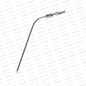 Tubo de Succión Quirúrgica Adson de 6 Pulgadas, Cánula de Succión ENT de Acero Inoxidable de 2 mm de Diámetro, Aspirador Médico Angulado Vaslcare - Product Image 3