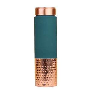 Enamel Printed Style New <b>Copper</b> Water <b>Bottle</b> 1L Modern Double Wall Eco-Friendly Leak-Proof Dishwasher Safe Business Gift - Product Image 4