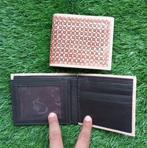 Nouvelle tendance portefeuille en cuir usiné à la main hommes longue fermeture éclair portefeuille Offre Spéciale mode marron couleur porte-monnaie cadeau pour lui - Product Image 4