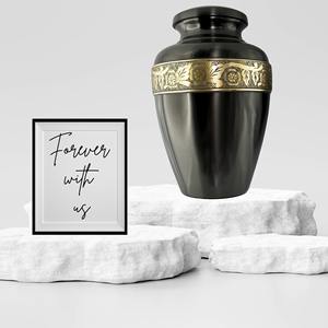 Urne funéraire américaine en cendre de frêne blanche, gravée à la main, pour adulte, capacité de 200 pouces cubes, avec garantie d'un an, pour la commémoration - Product Image 3