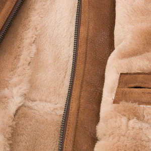 100% Genuine Leather Canvas Men's Fashionable Waterproof Breathable HIGH STREET Style Leather <b>Jacket</b> with Front Logo-Low Price - Product Image 6