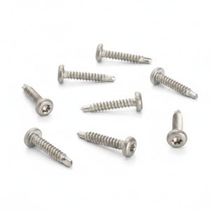 PDC Pan Head Stainless Steel (304/316/410) Self-Drilling <b>Screws</b> Class 8 Grade Natural Finish Metric Inch Phillips Drive Standard - Product Image 1