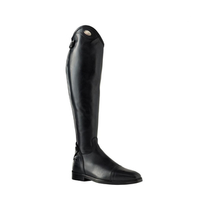 Bottes d'équitation en cuir noir, longues, à lacets, style équestre, de qualité supérieure - Product Image 3