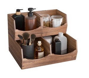 Elegante Juego Moderno de 3 Piezas de Organizadores de Madera de Nogal para Despensa, Estante Organizador Multiusos para Encimera de Cocina - Product Image 5