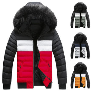 Veste matelassée avec isolation thermique, manteaux chauds décontractés épais, fermeture éclair, style vintage, imperméable, veste pour homme - Product Image 1