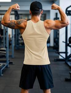 Débardeur moderne pour homme en maille lisse, respirant, texture douce, mouvement flexible, forme légère, coupe fraîche, confort quotidien, coutures robustes - Product Image 2