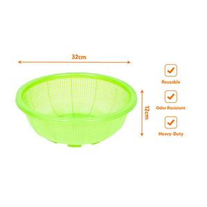 Passoire industrielle en PP vierge, sûre, à mailles profondes, pour la préparation de salades, le drainage rapide, la cantine, la cuisson en vrac et comme panier à riz - Product Image 2