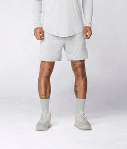 Venta Directa de Fábrica al Por Mayor, Pantalones Cortos de Baloncesto de Algodón para Hombre, Estampado Personalizado, Diseño Sólido, Deportivos Casuales, Servicio OEM Disponible - Product Image 5