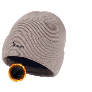 Gorro de Punto de Lana Cálido Liso, Gorro de Invierno de Cachemira para Mujer y Hombre, Gorros de Punto con Logotipo Personalizado, Color Personalizado al por Mayor - Product Image 1