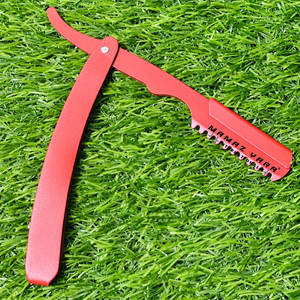 Private Label <b>Single</b> Blade Straight Barber Razor Professional <b>Swing</b> Lock Thinning Razor for Hair Shaping and Precision Shaving - Product Image 2