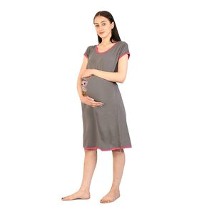 Tunique de maternité pour femmes enceintes, T-shirt de nuit pour femmes enceintes et post-partum - Product Image 2