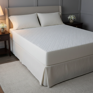 Luxury 4-Piece Woven Bamboo Bedding Set with Anti-static Elastic <b>Fitted</b> <b>Sheet</b> New Style - Product Image 3
