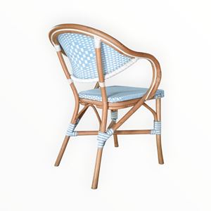 Silla Bistro Más Popular para Cafetería, Restaurante, Espacios Públicos Residenciales - Mimbre Sintético Natural con Garantía de Tejido de 3 Años - Product Image 5